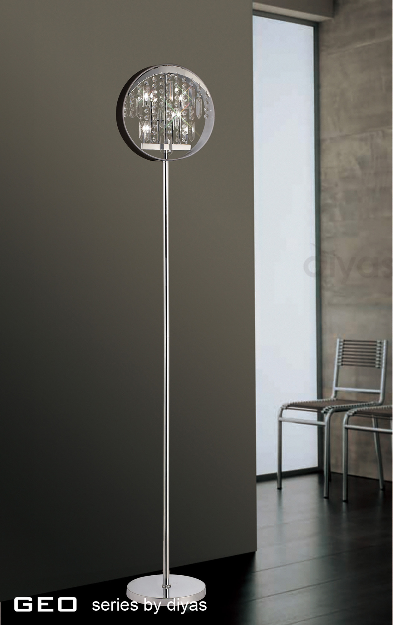 Geo Crystal Floor Lamps Diyas Modern Crystal Floor Lamps Geo Crystal Floor Lamps Diyas Modern Crystal Floor Lamps